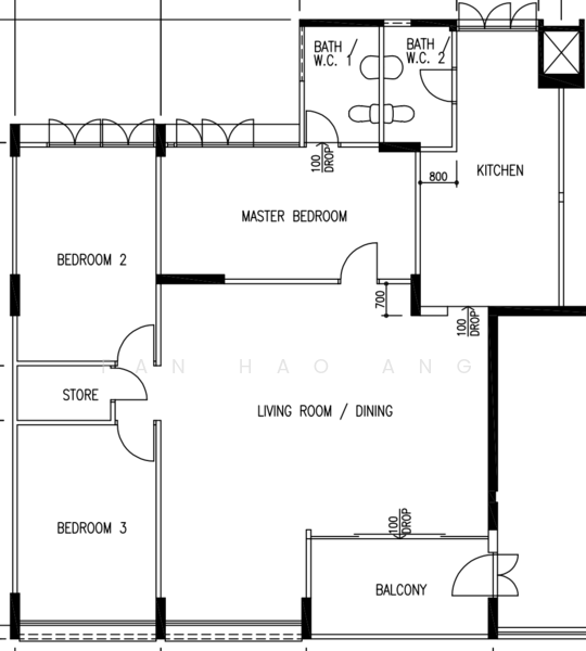 2 Chai Chee Road, 2 Chai Chee Road, 3 Bedrooms, 1,421 sqft, HDB Flat For Sale, by Fan Hao Ang, 500236645 - PropertyGuru.com.sg