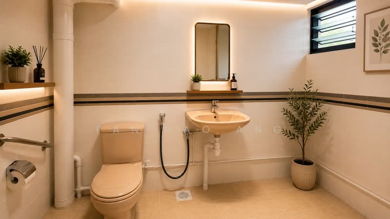 2 Chai Chee Road, 2 Chai Chee Road, 3 Bedrooms, 1,421 sqft, HDB Flat For Sale, by Fan Hao Ang, 500236645 - AI Bathroom - PropertyGuru.com.sg