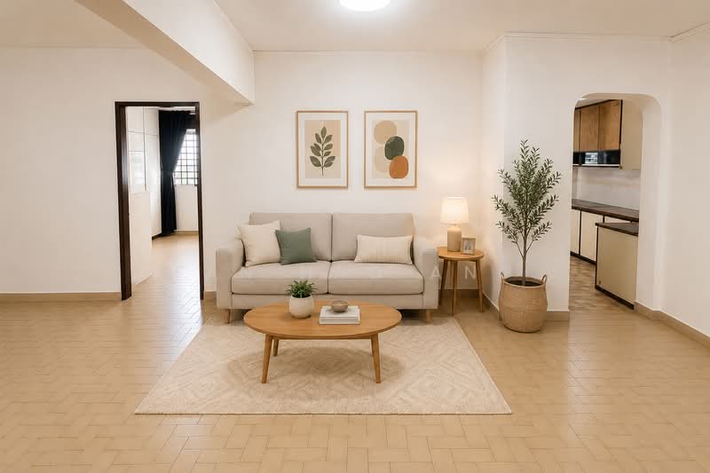 2 Chai Chee Road, 2 Chai Chee Road, 3 Bedrooms, 1,421 sqft, HDB Flat For Sale, by Fan Hao Ang, 500236645 - AI Living Room - PropertyGuru.com.sg