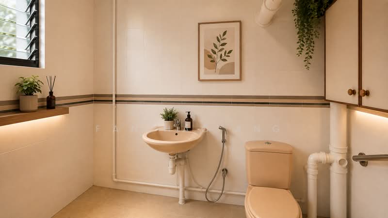 2 Chai Chee Road, 2 Chai Chee Road, 3 Bedrooms, 1,421 sqft, HDB Flat For Sale, by Fan Hao Ang, 500236645 - AI Bathroom - PropertyGuru.com.sg
