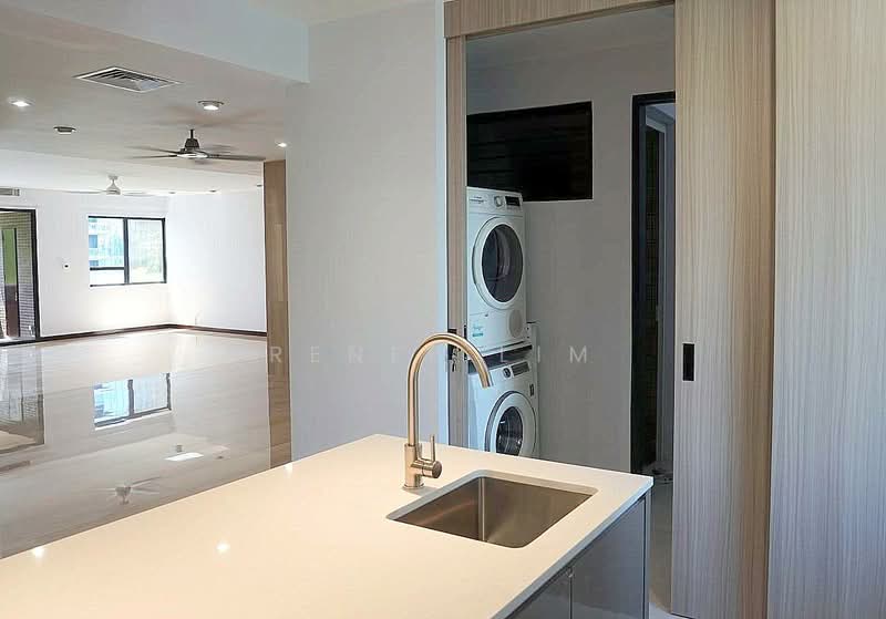Orchard Bel Air, 245 Orchard Boulevard, 4 Bedrooms, 3,229 sqft, Condominium For Sale, by Renee Lim, 500236662 - Kitchen to Yard and helper's area - PropertyGuru.com.sg