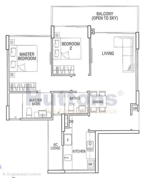Esparina Residences, 113 Compassvale Bow, Hougang / Punggol / Sengkang, 2 Bedrooms, 883 sqft, Condominium For Sale, by Greg Fong, 500236670 - PropertyGuru.com.sg