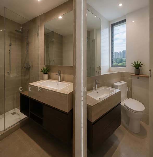 Centro Residences, 59 Ang Mo Kio Avenue 8, 3 Bedrooms, 1,561 sqft, Condominium For Sale, by Geraldine Teh, 500236678 - Bathroom - PropertyGuru.com.sg