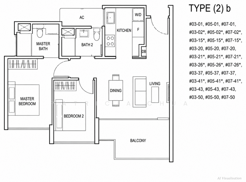 The Inflora, 63 Flora Drive, 2 Bedrooms, 743 sqft, Condominium For Sale, by Patricia Chua, 500236694 - PropertyGuru.com.sg