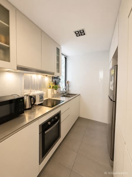 The Inflora, 63 Flora Drive, 2 Bedrooms, 743 sqft, Condominium For Sale, by Patricia Chua, 500236694 - Kitchen - PropertyGuru.com.sg