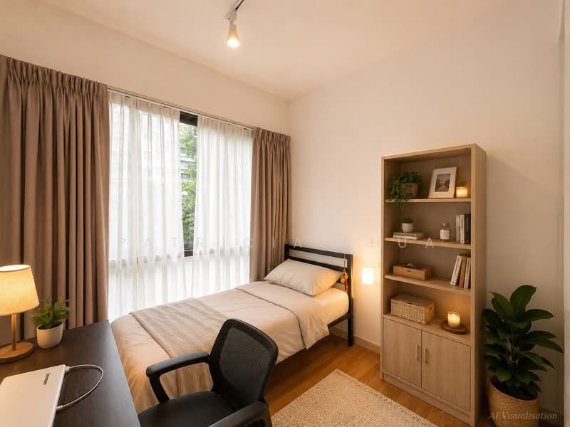The Inflora, 63 Flora Drive, 2 Bedrooms, 743 sqft, Condominium For Sale, by Patricia Chua, 500236694 - Bedroom - PropertyGuru.com.sg