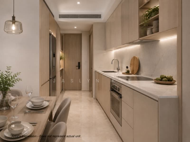 Sora, 73/74/76/78 Yuan Ching Road, 2 Bedrooms, 667 sqft, Condominium For Sale, by Jaslyn Kee, 500236703 - Kitchen - PropertyGuru.com.sg