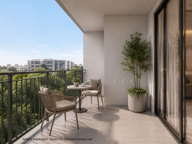 Sora, 73/74/76/78 Yuan Ching Road, 3 Bedrooms, 1,098 sqft, Condominium For Sale, by Jaslyn Kee, 500236706 - Balcony - PropertyGuru.com.sg