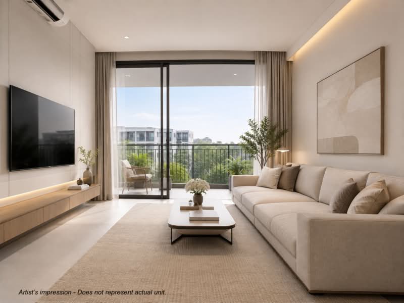 Sora, 73/74/76/78 Yuan Ching Road, 3 Bedrooms, 1,098 sqft, Condominium For Sale, by Jaslyn Kee, 500236706 - Living Room - PropertyGuru.com.sg