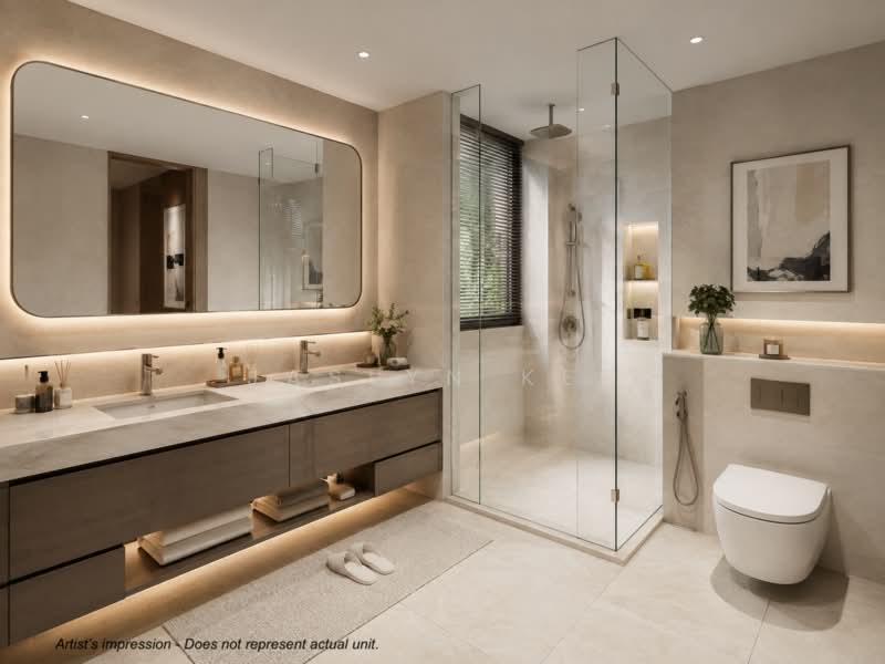 Sora, 73/74/76/78 Yuan Ching Road, 4 Bedrooms, 1,529 sqft, Condominium For Sale, by Jaslyn Kee, 500236710 - Bathroom - PropertyGuru.com.sg