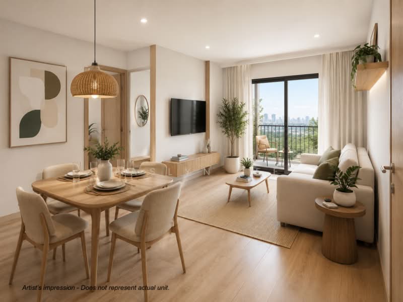 8@BT, 6 Bukit Timah Link, 1 Bedroom, 517 sqft, Condominium For Sale, by Jaslyn Kee, 500236735 - Living Room - PropertyGuru.com.sg
