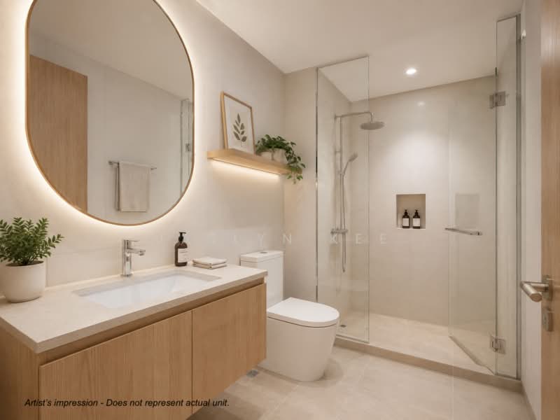 8@BT, 6 Bukit Timah Link, 1 Bedroom, 517 sqft, Condominium For Sale, by Jaslyn Kee, 500236735 - Bathroom - PropertyGuru.com.sg