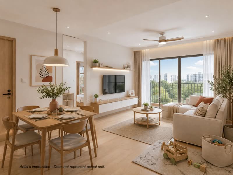 8@BT, 6 Bukit Timah Link, 2 Bedrooms, 624 sqft, Condominium For Sale, by Jaslyn Kee, 500236740 - Living Room - PropertyGuru.com.sg
