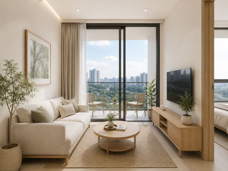 PENRITH, Margaret Drive, 2 Bedrooms, 614 sqft, Condominium For Sale, by Jaslyn Kee, 500236753 - Living Room - PropertyGuru.com.sg