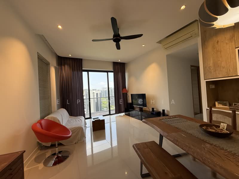 d'Leedon (Former Farrer Court), 7 Leedon Heights, 3 Bedrooms, 1,356 sqft, Condominium For Rent, by Elphine Chia, 500236840 - Living Room - PropertyGuru.com.sg
