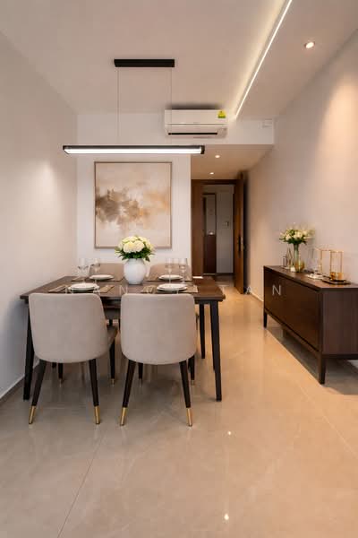 Dairy Farm Residences, 8 Dairy Farm Lane, 3 Bedrooms, 936 sqft, Condominium For Sale, by Nancy Tan, 500236849 - Dining Room - PropertyGuru.com.sg