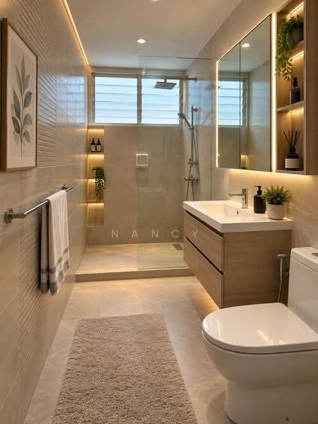 Sherwood Towers, 3 Jalan Anak Bukit, Clementi Park / Upper Bukit Timah, 3 Bedrooms, 1,539 sqft, Apartment For Sale, by Nancy Tan, 500236868 - Bathroom - PropertyGuru.com.sg