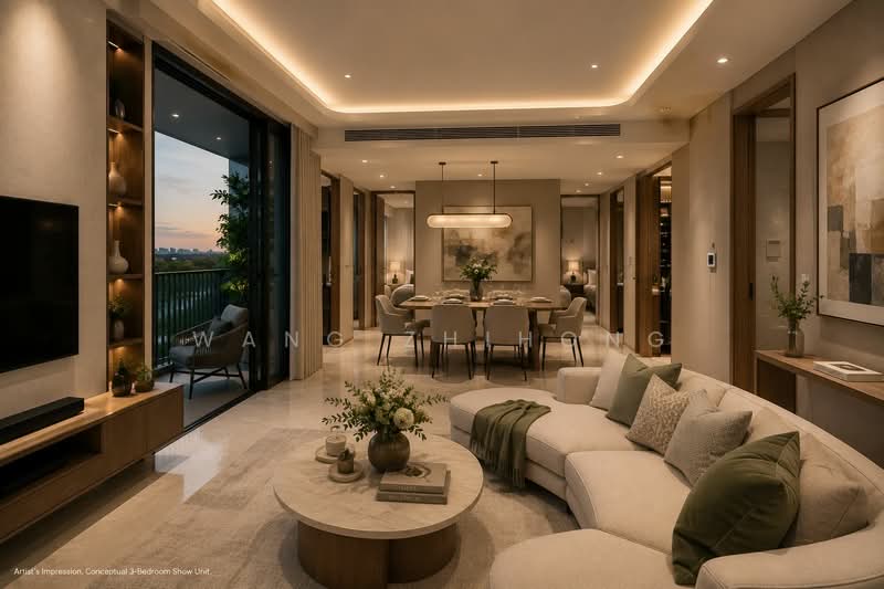 Thomson Reserve, Bright Hill Drive, 5 Bedrooms, 1,496 sqft, Condominium For Sale, by Wang ZhiHong, 500236882 - Living Room - PropertyGuru.com.sg