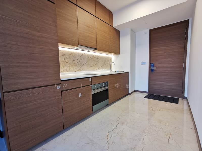 Queens Peak, 3 Dundee Road, 1 Bedroom, 441 sqft, Condominium For Sale, by JW Lee 李健汶, 500236893 - Kitchen - PropertyGuru.com.sg