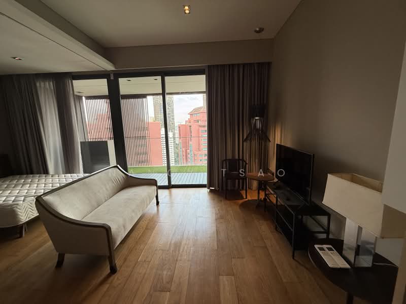 OUE Twin Peaks, 33 Leonie Hill Road, 1 Bedroom, 549 sqft, Condominium For Sale, by Nancy Tsao, 500236993 - Living Room - PropertyGuru.com.sg