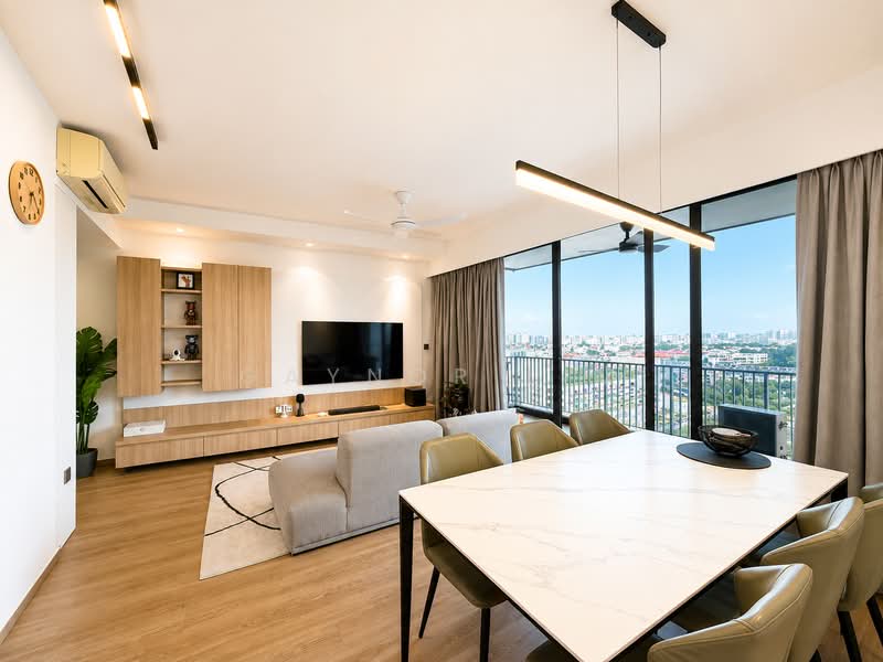 SkyPark Residences, Sembawang Drive, 3 Bedrooms, 1,238 sqft, Condominium For Rent, by Gaynor Lim, 500237054 - Living Room - PropertyGuru.com.sg