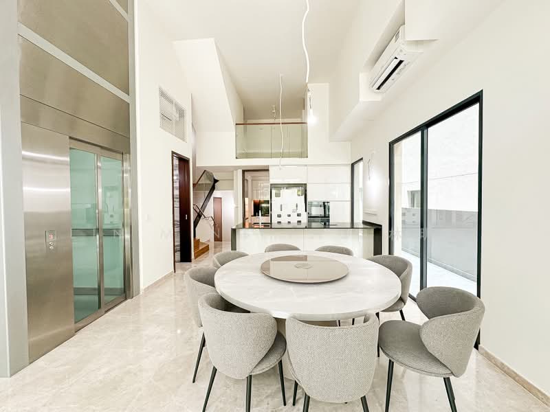 Belgravia Ace, 100 Belgravia Drive, Seletar / Yio Chu Kang, 5 Bedrooms, 4,058 sqft, Semi-Detached House For Sale, by Lin Ming Yao 林明尧, 500237095 - Dining Room - PropertyGuru.com.sg