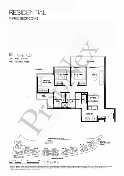 Kingsford Waterbay, 64 Upper Serangoon View, 3 Bedrooms, 1,001 sqft, Condominium For Sale, by Thomas Khoo, 500237144 - PropertyGuru.com.sg