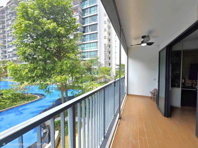 Kingsford Waterbay, 64 Upper Serangoon View, 3 Bedrooms, 1,001 sqft, Condominium For Sale, by Thomas Khoo, 500237144 - Balcony - PropertyGuru.com.sg