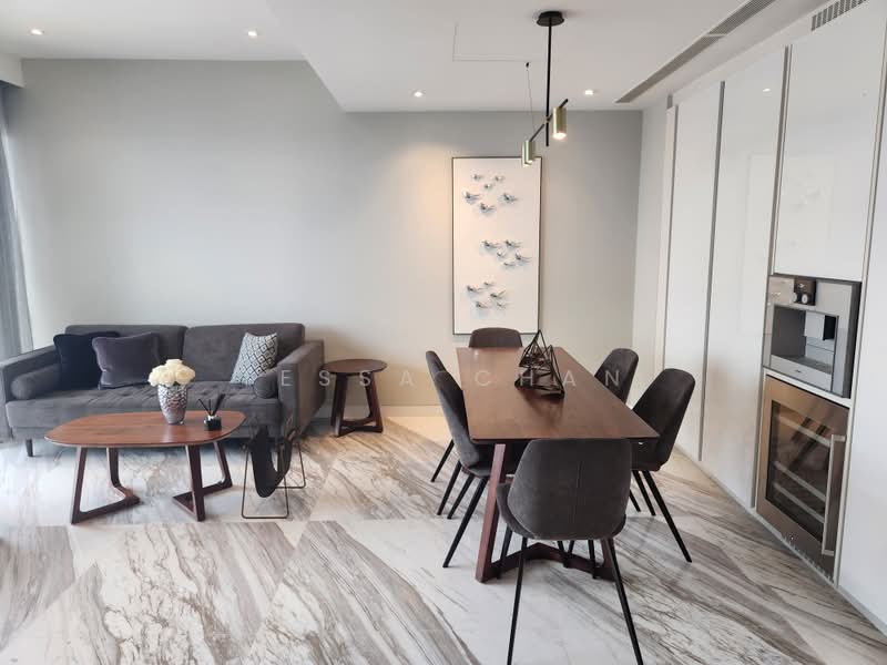 Wallich Residence, 3 Wallich Street, 3 Bedrooms, 1,098 sqft, Condominium For Rent, by Tessa Chan, 500237186 - Living Room - PropertyGuru.com.sg