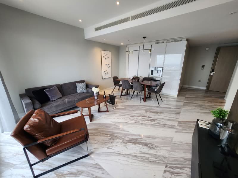 Wallich Residence, 3 Wallich Street, 3 Bedrooms, 1,098 sqft, Condominium For Rent, by Tessa Chan, 500237186 - Living Room - PropertyGuru.com.sg