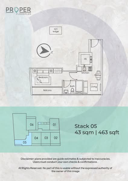 Royce Residences, 8 Lorong 6 Geylang, Eunos / Geylang / Paya Lebar, 1 Bedroom, 463 sqft, Condominium For Sale, by Christopher Silver, 500237216 - PropertyGuru.com.sg