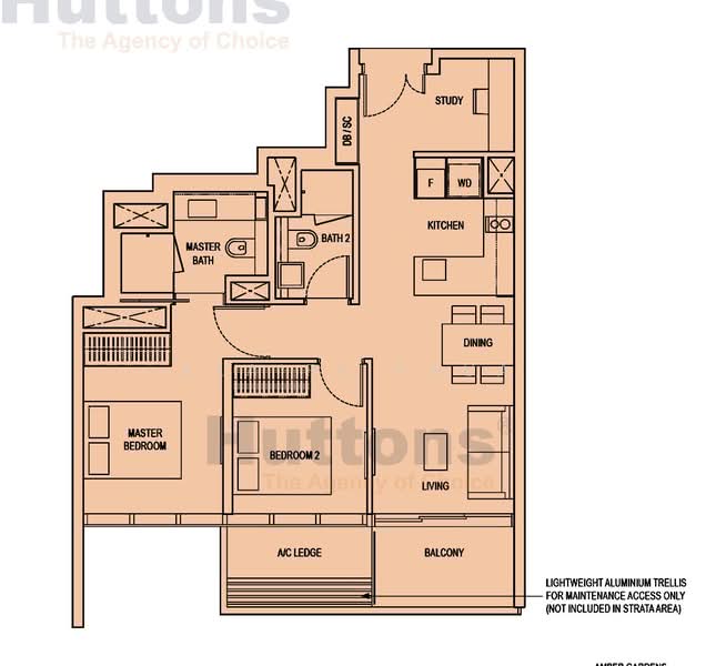 Amber Park, 18A Amber Gardens, 2 Bedrooms, 743 sqft, Condominium For Rent, by Klaire Phua, 500237225 - PropertyGuru.com.sg