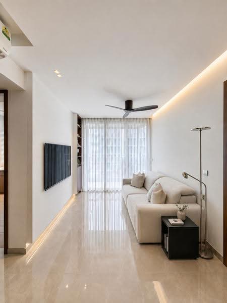 Penrose, 22 Sims Drive, Eunos / Geylang / Paya Lebar, 2 Bedrooms, 797 sqft, Condominium For Sale, by Tan Hao Feng, 500237286 - Living Room - PropertyGuru.com.sg
