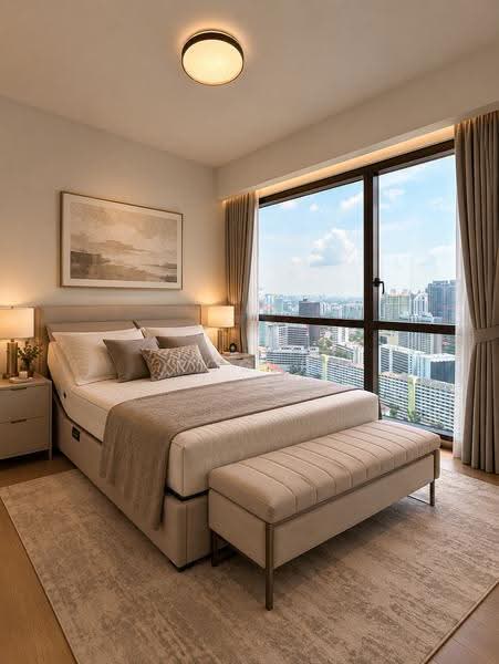 The Landmark, 173 Chin Swee Road, Alexandra / Commonwealth, 2 Bedrooms, 678 sqft, Condominium For Sale, by Roger Er, 500237292 - Bedroom - PropertyGuru.com.sg