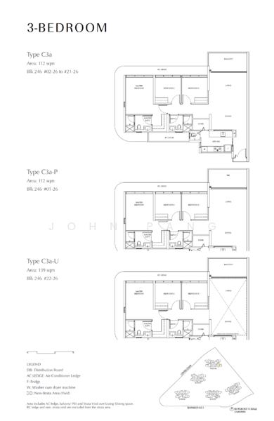 Chuan Park, 246 Lorong Chuan, Hougang / Punggol / Sengkang, 3 Bedrooms, 1,206 sqft, Condominium For Sale, by John Pang, 500237294 - PropertyGuru.com.sg