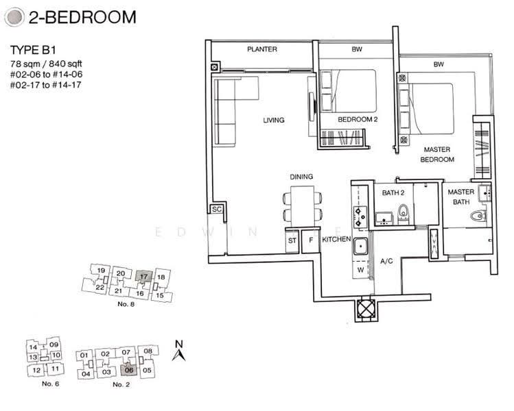 8 @ Woodleigh, 2 Woodleigh Close, Macpherson / Potong Pasir, 2 Bedrooms, 840 sqft, Condominium For Sale, by Edwin Lee, 500237302 - PropertyGuru.com.sg