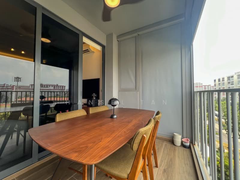 The Florence Residences, 99 Hougang Avenue 2, 2 Bedrooms, 635 sqft, Condominium For Rent, by Hansel Tan, 500237334 - Balcony - PropertyGuru.com.sg