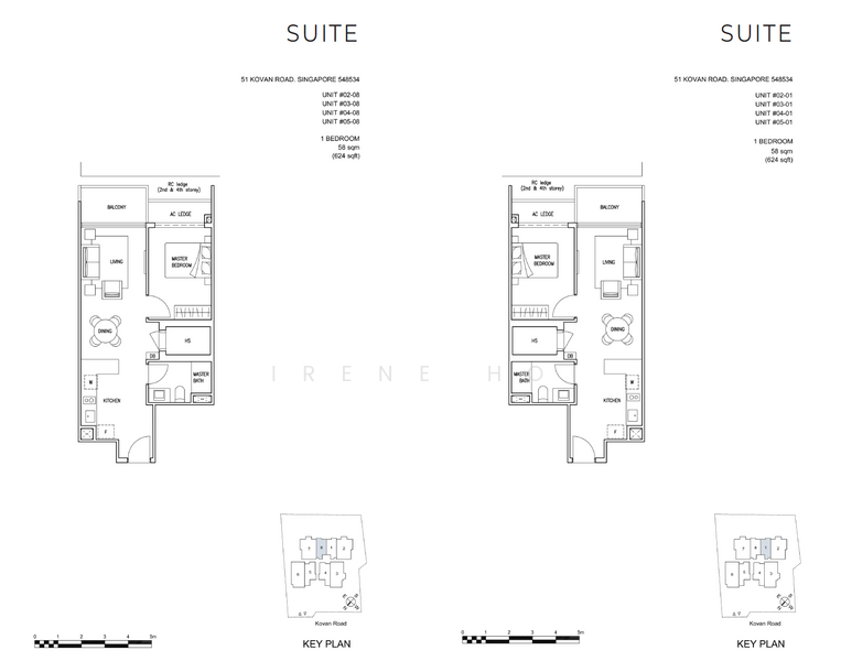 Kovan Jewel, 51 Kovan Road, 1 Bedroom, 624 sqft, Condominium For Sale, by Irene Ho, 500237374 - PropertyGuru.com.sg