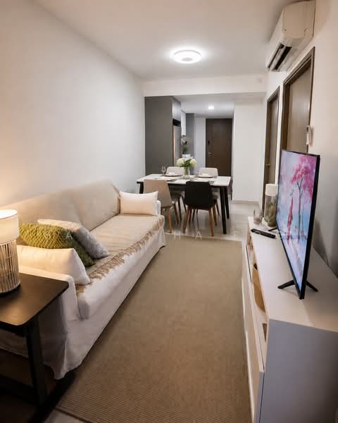 Affinity At Serangoon, , 1 Bedroom, 474 sqft, Condominium For Sale, by Samantha Foo, 500237383 - Living Room - PropertyGuru.com.sg