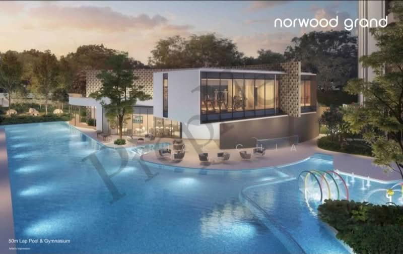 Norwood Grand, 10 Champions Way, 3 Bedrooms, 1,044 sqft, Condominium For Rent, by Derrick Chia, 500237392 - Pool - PropertyGuru.com.sg