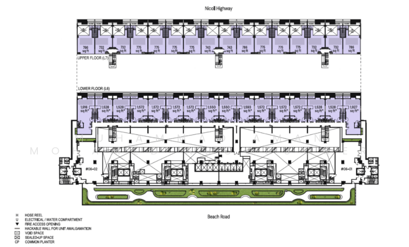The Golden Mile, 800 Beach Road, 1,572 sqft, Office For Sale, by Muhammad Aman Mohamed Aboobucker, 500237507 - CommercialGuru.com.sg