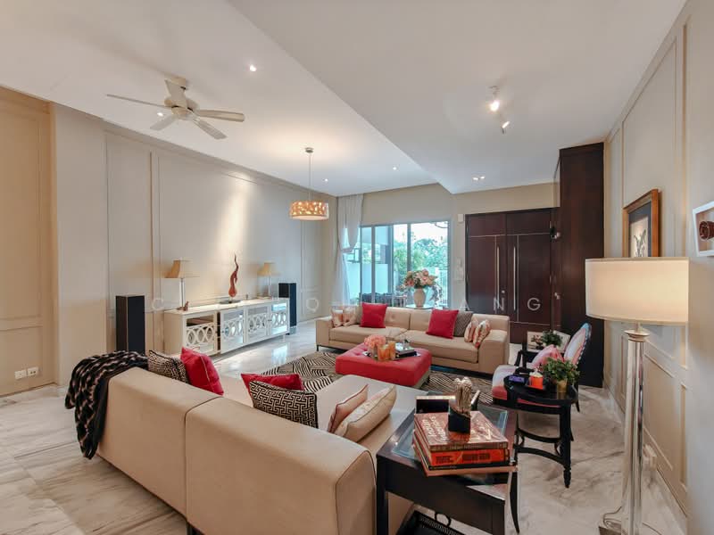 Beautiful Deisgner 3 Storey Inter-Terrace, , 7 Bedrooms, 5,000 sqft, Terraced House For Sale, by Clifton Liang, 500237545 - Living Room - PropertyGuru.com.sg