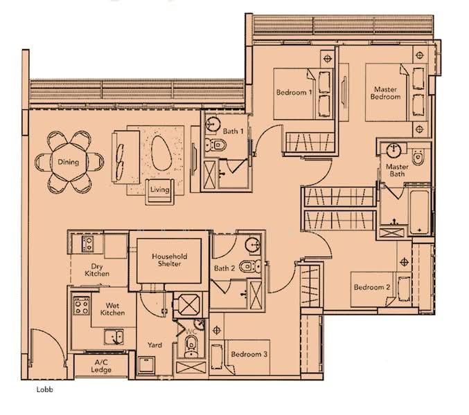 Espa - 4 bed, Cashew road, 4 Bedrooms, 1,206 sqft, Condominium For Sale, by Nancy Tan, 500237560 - PropertyGuru.com.sg