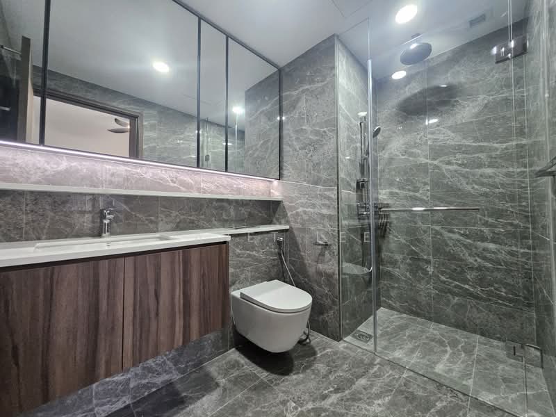 Lentor Modern, 5 Lentor Central, 2 Bedrooms, 732 sqft, Condominium For Rent, by Janet Lee, 500237568 - Master Bath - PropertyGuru.com.sg