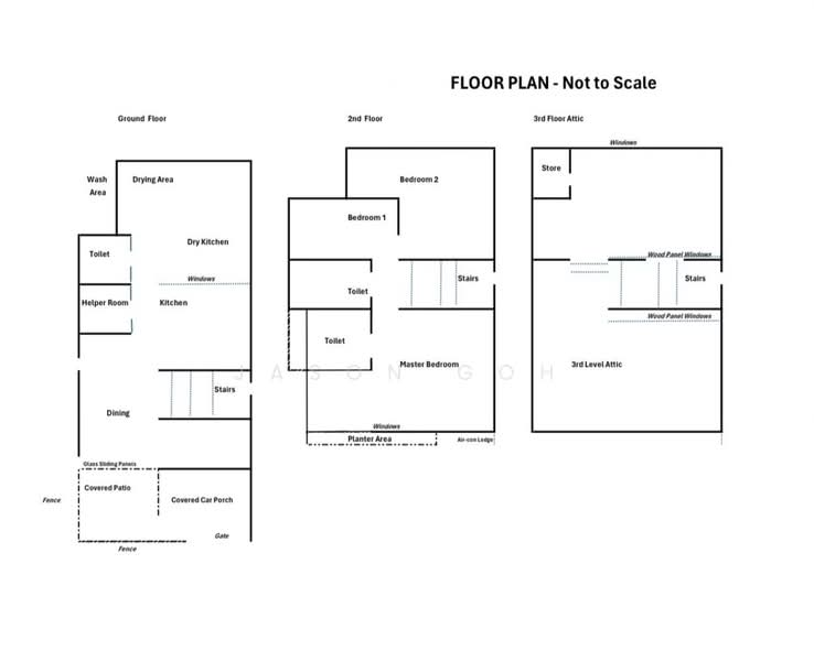 2.5 Storey Terraced House w Massive Attic @ Rosyth Road, Yio Chu Kang Road / Kovan MRT / Serangoon North MRT, 5 Bedrooms, 2,800 sqft, Terraced House For Sale, by Jason Goh, 500237602 - PropertyGuru.com.sg