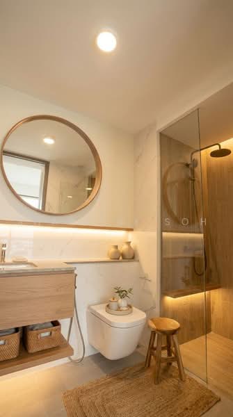 AMO Residence, 21 Ang Mo Kio Rise, 2 Bedrooms, 743 sqft, Condominium For Rent, by Sharlene Soh, 500237721 - Bathroom - PropertyGuru.com.sg