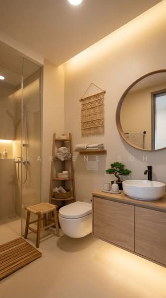 AMO Residence, 21 Ang Mo Kio Rise, 2 Bedrooms, 743 sqft, Condominium For Rent, by Sharlene Soh, 500237721 - Bathroom - PropertyGuru.com.sg