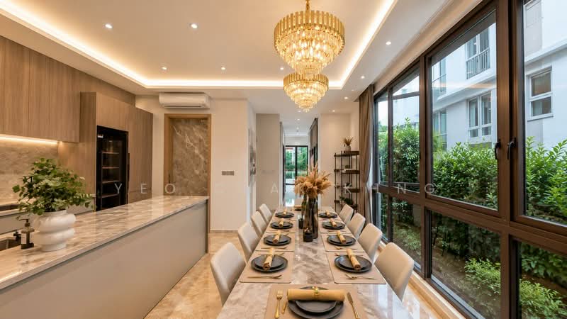 Landed7772@D10 Brand New Semi D, Fernhill, Steven’s, Orange Grove, Tanglin / Holland / Bukit Timah, 6 Bedrooms, 7,441 sqft, Semi-Detached House For Sale, by Yeo Chak Khng, 500237726 - Dining Room - PropertyGuru.com.sg