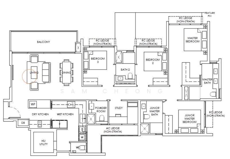 The Sen, De Souza Avenue, 4 Bedrooms, 1,453 sqft, Condominium For Sale, by Sam Cheong, 500237729 - PropertyGuru.com.sg