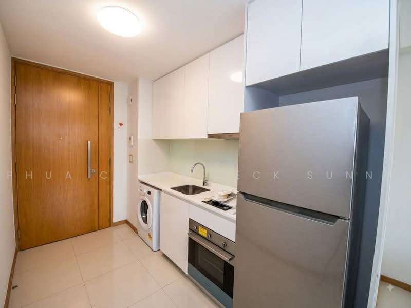 The Trilinq, Jalan Lempeng, 1 Bedroom, 538 sqft, Condominium For Sale, by Phua Choon Teck Sunny, 500237764 - Kitchen - PropertyGuru.com.sg